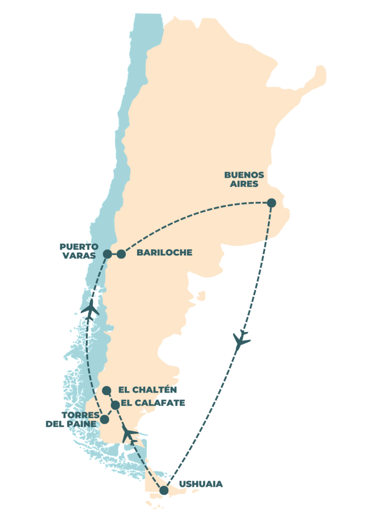 MAPA - TODA PATAGONIA